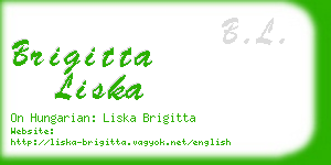 brigitta liska business card